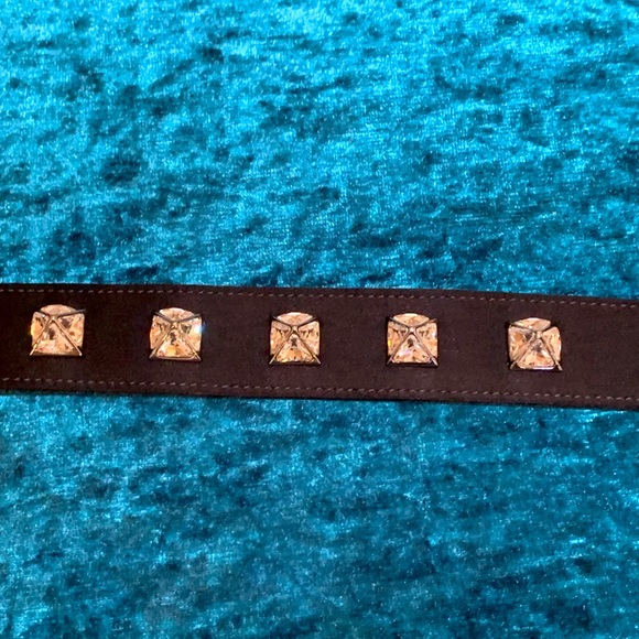 St. John jeweled satin waist belt main image 6